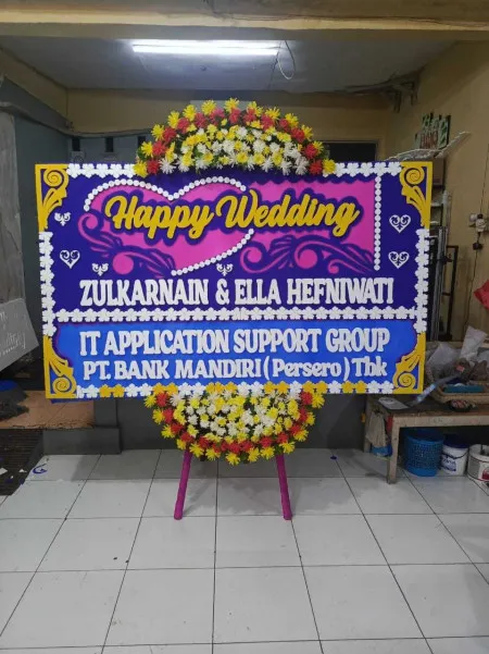 Papan Bunga Hotel Wedding Jakarta